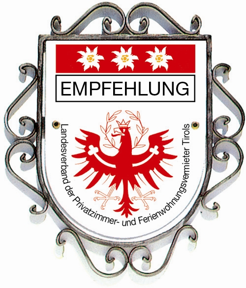 Ausgezeichnet mit 3 Edelweiss vom Tiroler Privatvermieter-Verband